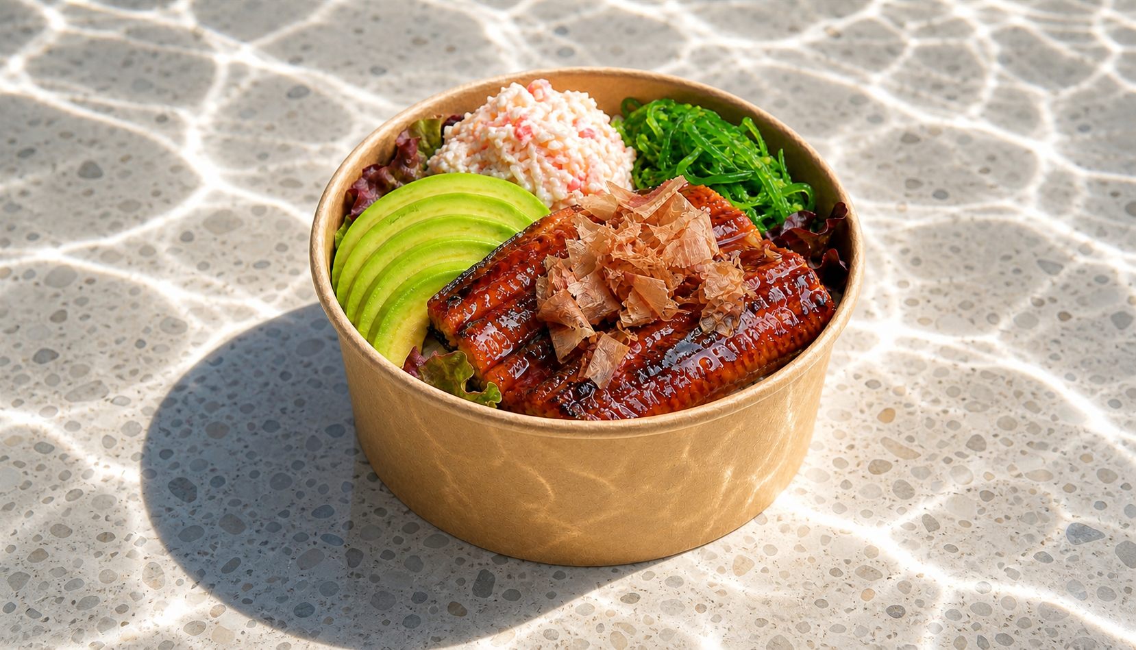 Yo Dragon — unagi (eel), packed fresh.